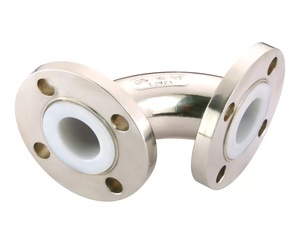 Raccord à bride sans soudure en acier inoxydable 304/316, norme ASME B16.5 Classe 150, doublé PFA/PTFE, pour chaudière et réservoir (normes JIS/ANSI/ASME) - Product Image 1