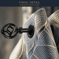 ARODDY Direct Usine Rideaux Brodés Occultants Isolants à Œillets Taille Personnalisée MOQ 1 Mètre pour Détaillants et Grossistes