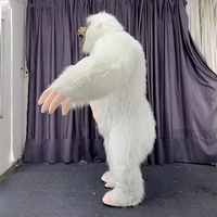 Costume de mascotte de gorille gonflable rose réaliste de publicité géante de 2M 2.6M 3M pour des événements de taille personnalisée