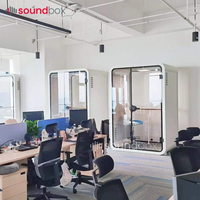 Cabine téléphonique insonorisée pour bureau privé, espace de travail individuel, système d'air frais Turbo, cabine insonorisée pour bureau