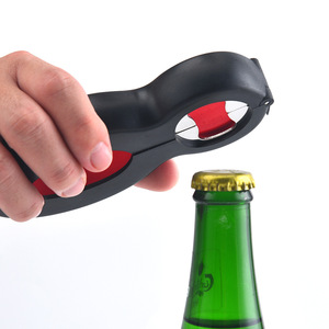 Figure 8 Bottle Opener Stainless Steel Multi Function Kitchen Gadget Black Red Color - Product Image 2