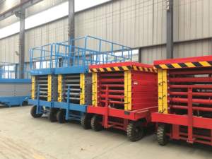 12m 14m 500kg 1000kg outils de <span class=keywords><strong>climatiseur</strong></span> de levage hydraulique plate-forme élévatrice à ciseaux aérienne <span class=keywords><strong>Mobile</strong></span> électrique - Product Image 5