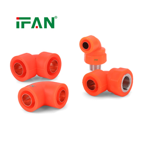 IFAN Fournisseur Professionnel de Raccords de Tuyauterie en Plastique PPR Orange Personnalisés <span class=keywords><strong>pour</strong></span> l'Eau, Coude et <span class=keywords><strong>Raccord</strong></span> en Cuivre PPR - Product Image 4
