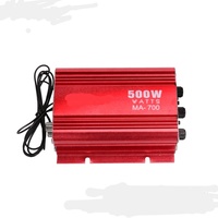 MA-700 boîtier en aluminium dc12v mini amplificateur de puissance de voiture à deux canaux version BT
