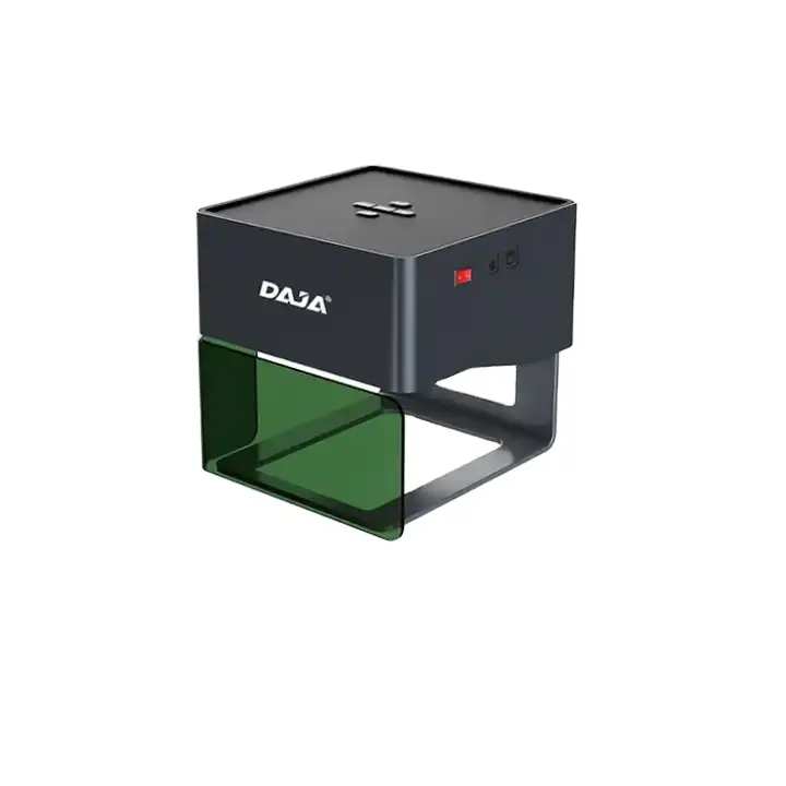 Masaüstü DAJA DJ6 taşınabilir mavi ışık lazer makinesi küçük lazerli oyma makinesi DIY ametal için yapma