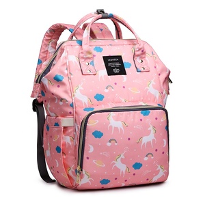 Mignon Flamant imprimé Bébé Sac À Langer <span class=keywords><strong>Poussette</strong></span> organisateur momie bébé sac à langer - Product Image 2