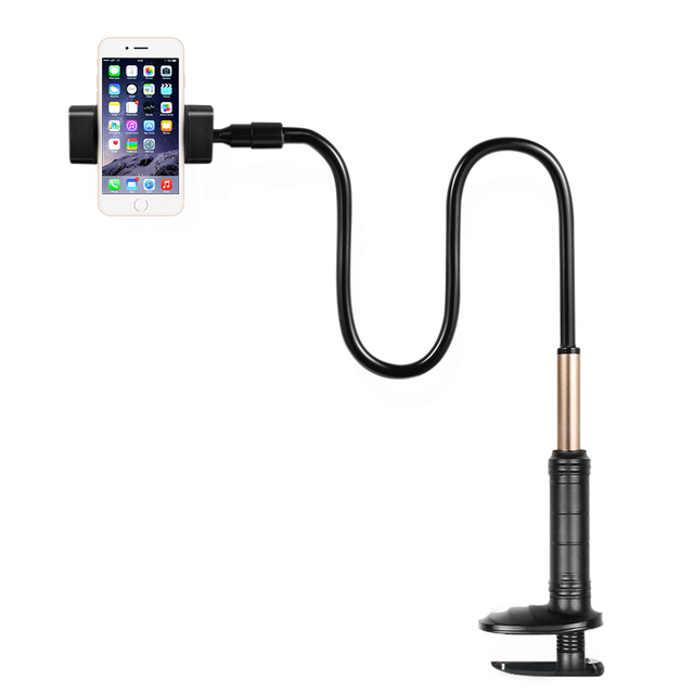 2023 Universal Lazy Bed Desktop Tablet 360 Degree Rotating Flexible Hanging Lazy Neck Custom Unique Selfie Mobile Phone Holder