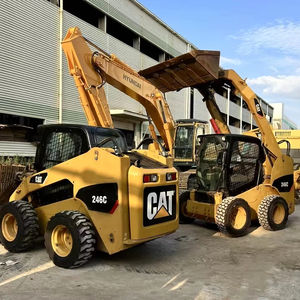 Chargeuse frontale d'occasion 246C 246D, mini-machine 0,9 tonne, moteur japonais, faible nombre d'heures, haute performance - Product Image 1