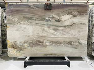 YUSHI, gran oferta, Panel de pared de piedra Natural de piedra de lujo, losa de cuarcita <span class=keywords><strong>Aquarella</strong></span> pulida para Villa, aplicación translúcida retroiluminada - Product Image 3