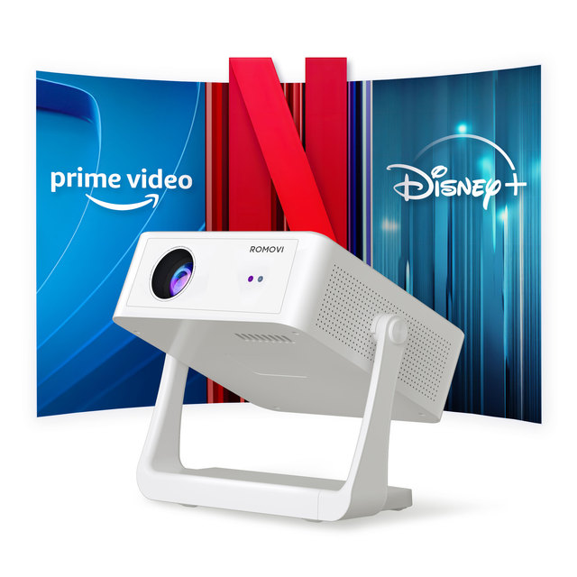 C6Pro Smart Android 13 Netflix Compatible 950D4 OS Projector Full HD 1080p Home Theater Video Portable Mini 4K 3D 300 Lumens