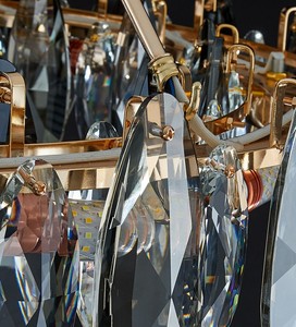 Đèn thả pha lê hình oval lông vũ hiện đại sang trọng bằng kim loại vàng cho phòng khách, phòng ngủ, nhà hàng khách sạn biệt thự - Product Image 5