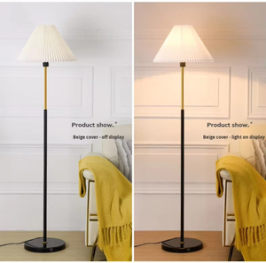 Lampe de table moderne de haute qualité avec abat-jour en tissu plissé, style classique <span class=keywords><strong>parapluie</strong></span>, pour salon, chambre, canapé et <span class=keywords><strong>lit</strong></span> - Product Image 3