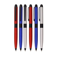 Stylos à bille autocollants époxy en forme de clip en métal publicitaire classique personnalisable Collection de stylos personnalisés
