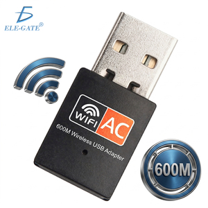 ELE-GATE WiFi AC 600M อะแดปเตอร์ USB การ์ดเครือข่ายไร้สายแบบดูอัลแบนด์สำหรับแล็ปท็อปพีซี - Product Image 2