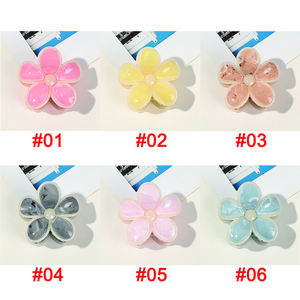 Elegante e dolce artigli per capelli a forma <span class=keywords><strong>di</strong></span> fiore semplice stile alla moda artiglio per capelli per <span class=keywords><strong>donna</strong></span> dietro la <span class=keywords><strong>testa</strong></span> accessorio Logo personalizzato - Product Image 4