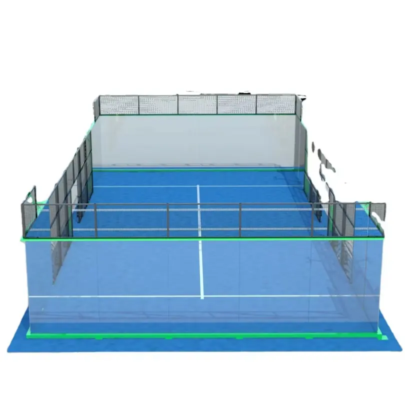 10x20 Panoramic Paddle Tennis Court Padel Court System Price