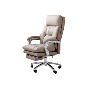 Silla de Oficina Ejecutiva de Microfibra, Ergonómica, Reclinable, Ajustable en Altura, Giratoria, para Espacios de Trabajo Gerenciales - Product Image 5