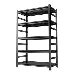 Kim loại 5 lớp boltless giá thép trắng nhà tổ chức có thể điều chỉnh kệ lưu trữ Kệ Nhà kho nhà để xe boltless kệ - Product Image 1