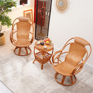 أثاث جديد من الراتان ، طاولة قهوة من الراتان ، ديكور منزلي من فيتنام - Product Image 1