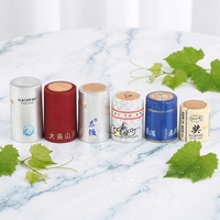 Capsules thermorétractables en PVC personnalisées populaires, anti-fuite, anti-poussière, de qualité alimentaire pour l'emballage du vin