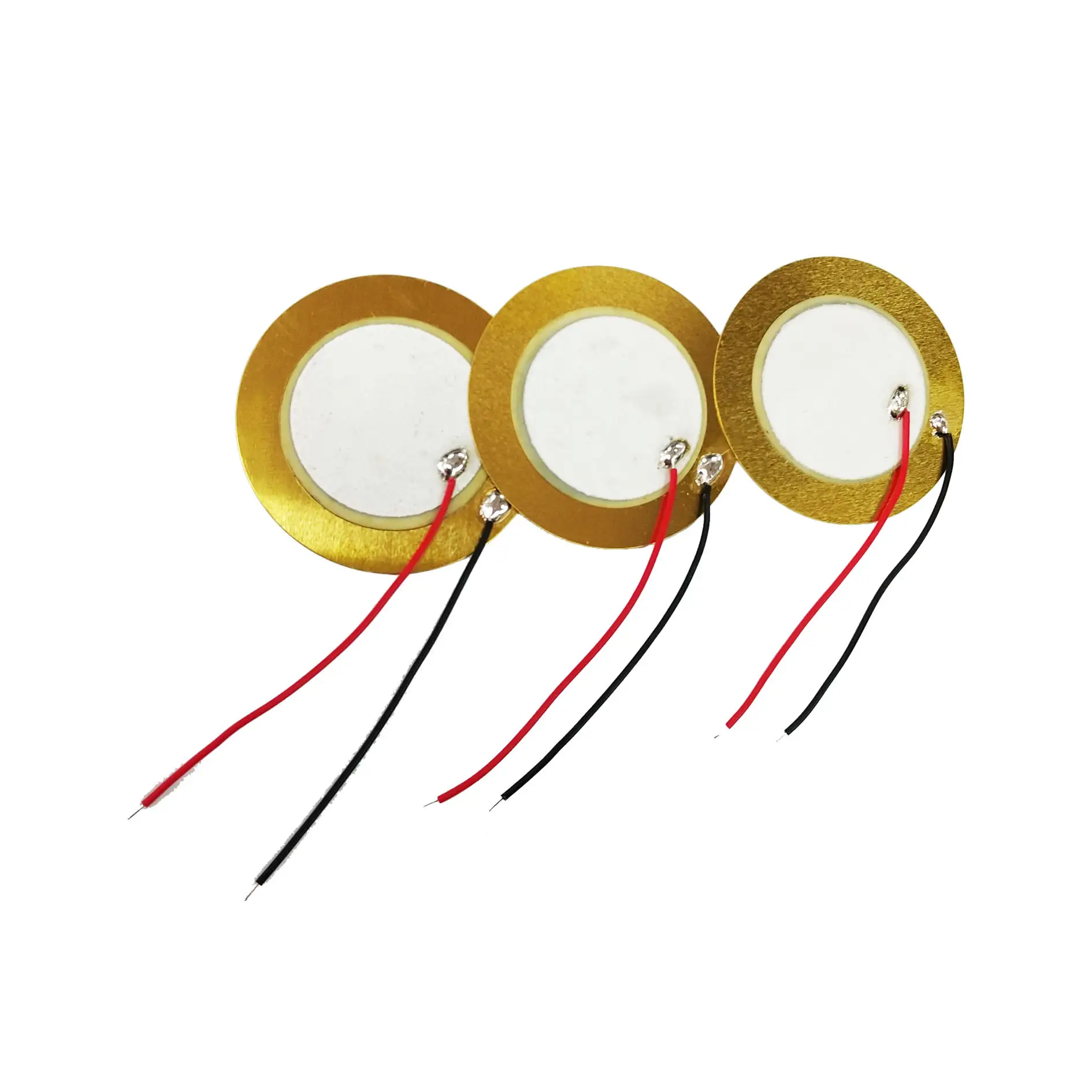 Placa piezoelétrica 344khz piezo element 8mm, disco de buzzer piezo pequeno