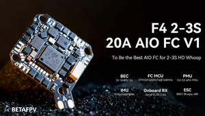 BETAFPV F4 2-3S 20A AIO FC <span class=keywords><strong>V1</strong></span> Drone Quadricoptère HX115 SE Toothpick Télécommande Métallique Moteur 20A Batterie 2-3S pour FPV - Product Image 6