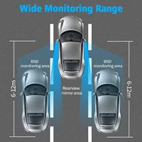 Système universel de surveillance de la sécurité automobile Système de stationnement à radar de recul et de détection d'angle mort 24GHz