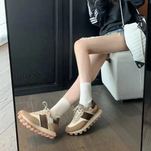 Chaussures décontractées tendance pour femmes 2026 de qualité supérieure, design de créateur, avec semelle épaisse rehaussée et respirante, confortables - Product Image 5