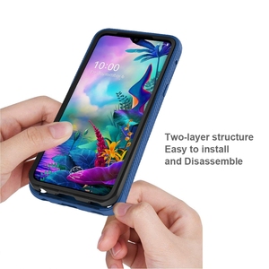 ขายส่งสำหรับ LG V50S thinq 5g/G8X thinq ชุดสีทึบ<span class=keywords><strong>กัน</strong></span><span class=keywords><strong>กระแทก</strong></span> PC + TPU <span class=keywords><strong>เคส</strong></span>ป้อง<span class=keywords><strong>กัน</strong></span> (สีรอยัลบลู) - Product Image 4