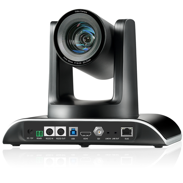 2025 Latest Professional 4K UHD Conference Streaming Camera 30X Optical PTZ Camera SDI RJ45 POE AI Tracking Church Streaming