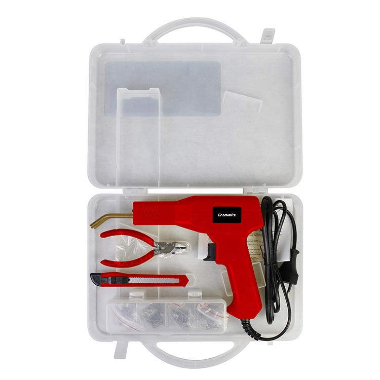 50 Вт набор для пластиковой сварки с горячим степлером, пистолет для ремонта поверхности бампера автомобиля, CE, прозрачный корпус, пластиковый сварочный пистолет