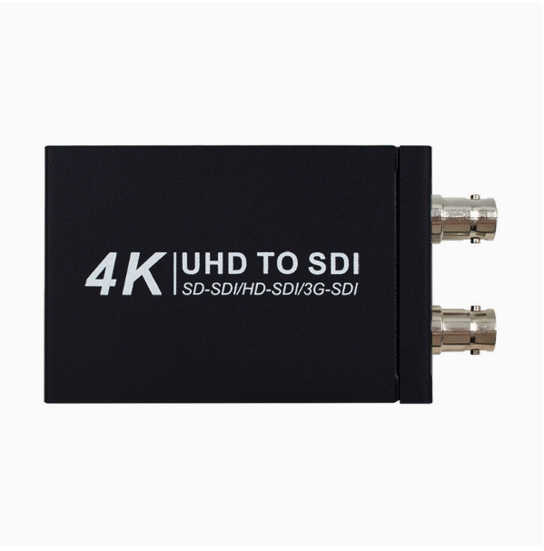 4K  to Dual SDI Output Converter, High-Definition SD HD 3G SDI, Supports 2160P  Output