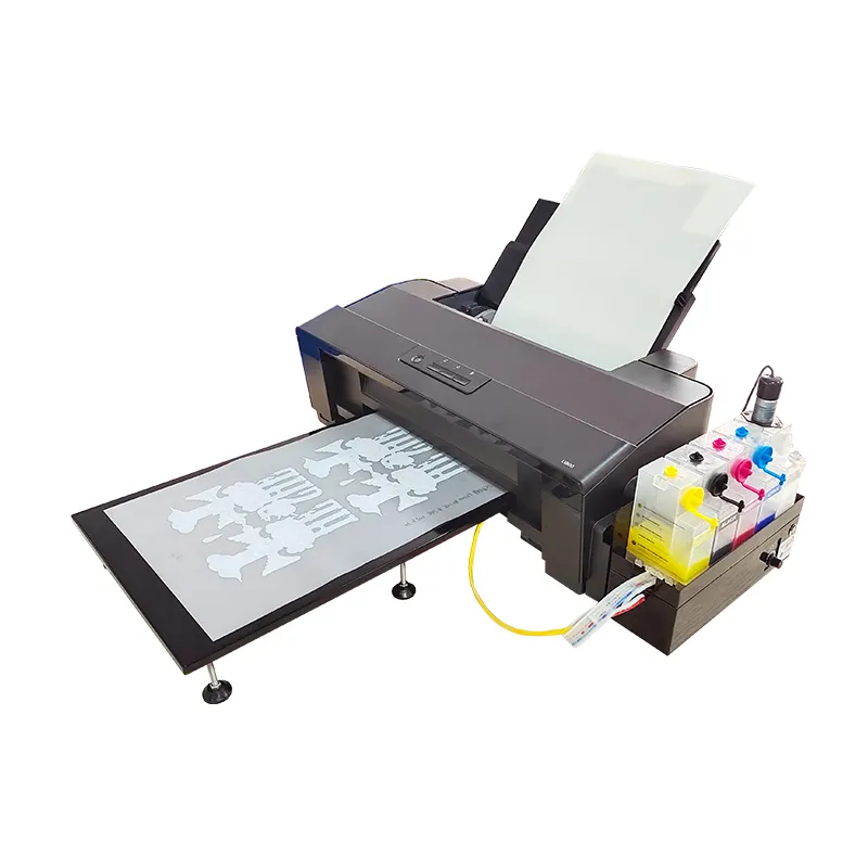 Flat Bed Printer DTF T Shirt Suitable For Personalized Pattern Printing Of Shoes And Hats Good Quality L1800 DTF Printer A3