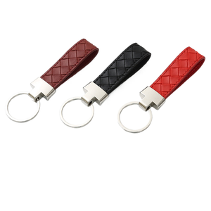 Llavero <span class=keywords><strong>de</strong></span> Cuero para Coche, Colgante Distintivo para Hombre y Mujer, Anillo <span class=keywords><strong>de</strong></span> Cadena Tejida para <span class=keywords><strong>Parejas</strong></span> - Product Image 1