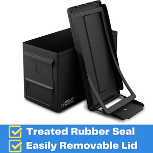 Hộp đựng đạn 50cal bằng thép cán nguội màu đen & xanh lá, có khóa, chống nước, dung tích 8.5L, hỗ trợ logo tùy chỉnh - Product Image 3