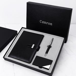 Caja de Regalo Corporativa Personalizada para Clientes, Combo de Cuaderno y Bolígrafo con Tarjetero, Precio al por Mayor - Product Image 4