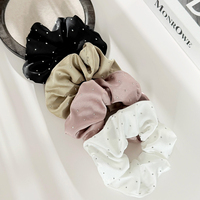 Coleteros Elegantes de Satén con Brillantes, Bandas Elásticas para Cola de Caballo, Lazos para el Cabello, Accesorios de Moda para Mujeres y Niñas