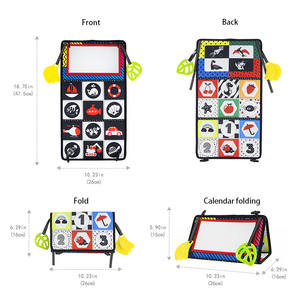 <span class=keywords><strong>Livre</strong></span> en tissu doux et lavable pour bébé, jouet éducatif Montessori pour enfant - Product Image 2