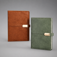 Carnet A5 en cuir PU personnalisable avec boucle métallique, couverture rigide, agenda professionnel, papeterie, cadeau de bureau ou scolaire, journal à pages lignées