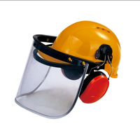 Casque de sécurité forestier avec visière et protège-oreilles, casque de protection pour travaux forestiers et industriels