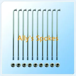 Fabricant leader de la marque K, pièces détachées pour moto, accessoires de jantes, rayons avec embouts, 13G*308mm - Product Image 6