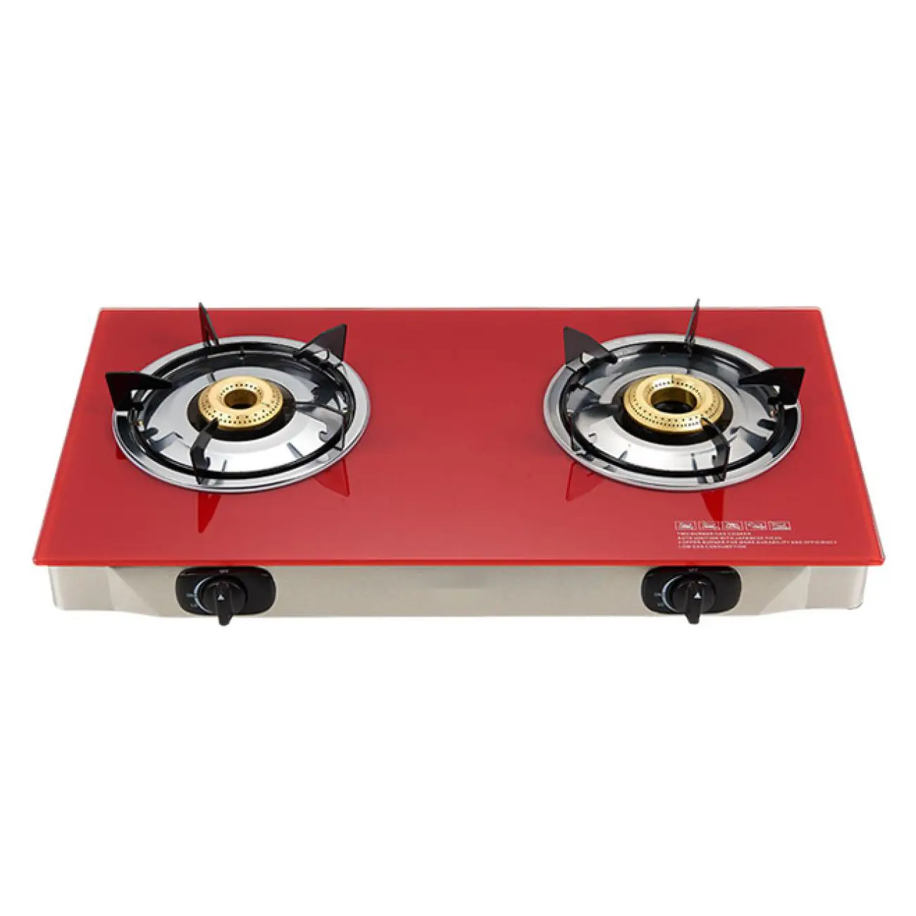 Best price factory tempered glass brass burner special design gas cooker gas stove