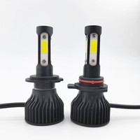 Vente chaude X7 V7 6000k 10000lm COB Puce LED Ampoule de phare 4 faces H1 H11 H7 12V Lumière blanche État neuf