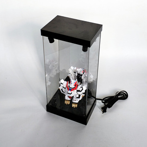 Nhà máy tùy chỉnh rõ ràng Acrylic LED hiển thị hộp bán buôn Acrylic sắt người đàn ông figurine hiển thị trường hợp <span class=keywords><strong>Pop</strong></span> hiển thị khán đài - Product Image 4