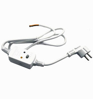 Disjoncteur différentiel domestique 3*1.0 carré 16A conforme à la norme européenne, protection électrique contre les fuites de courant, prise PRCD