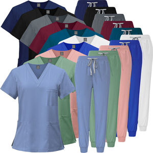 2025 conceptions à la mode nouveau Style hôpital médical été gommages infirmière uniforme femmes gommage ensemble - Product Image 5