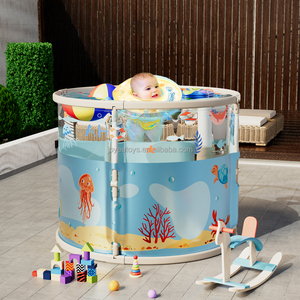 Bán buôn thiết kế mới PVC bé bồn tắm Spa cho bé có thể gập lại bồn tắm bé đặt bồn tắm di động - Product Image 1