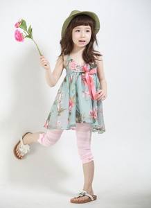 Vêtements pour enfants en gros en ligne : Leggings décontractés en coton et dentelle pour filles, fabriqués en Chine - Product Image 3