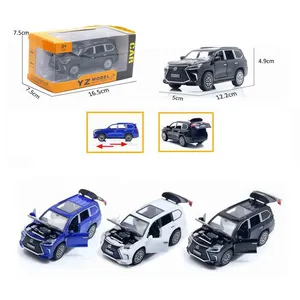 Customized Miniature 4 openable doors 1 :36 scales die cast cars collectable pull back models car for kids