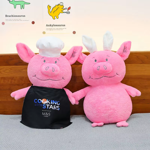 Peluche Estilo Cerdito Rosa. Lindo Peluche de Cerdo de Pie Estilo Piggy. Adecuado para regalos familiares para amigos, niños y niñas. - Product Image 2